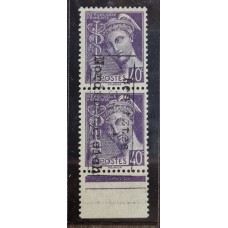 ALEMANIA EN FRANCIA 1940 SEGUNDA GUERRA MUNDIAL OCUPACION ALEMANA DE DUNKERQUE MICHEL 1 Yv 5 de FRANCIA RARISIMO Y NUEVO MINT !!! 650 EUROS